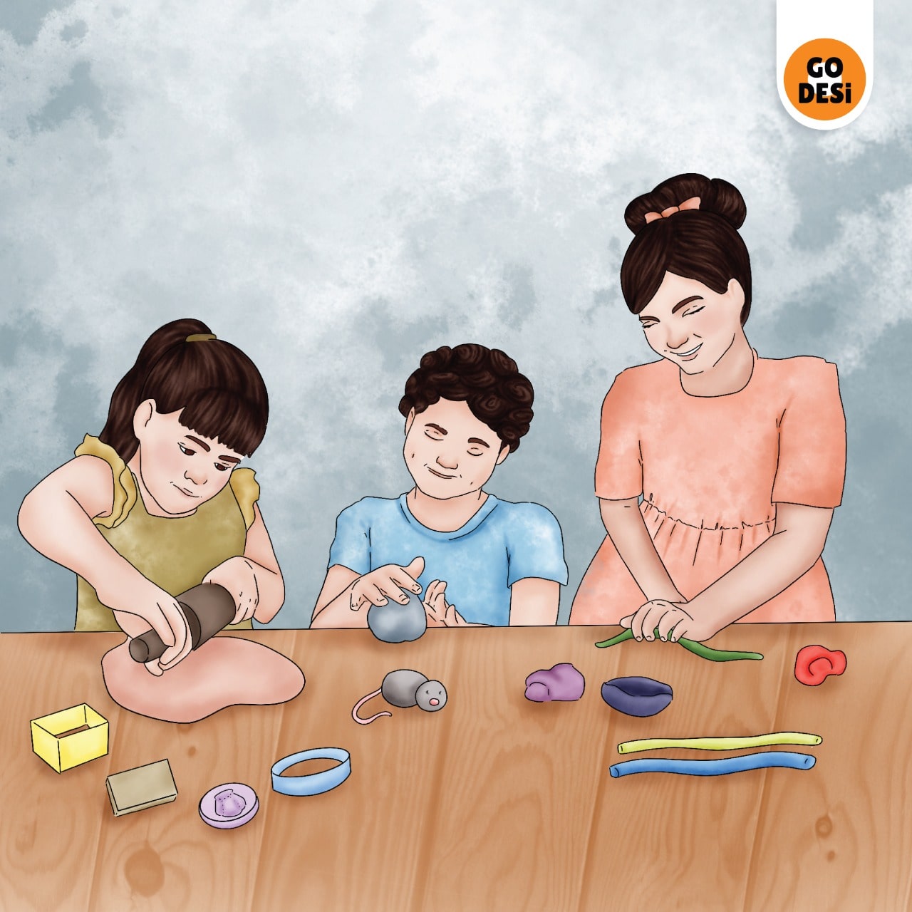 The fine art of shaping clay and quilling - GO DESi