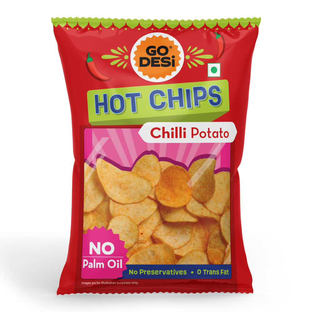 Hot Chips - Chilli Potato | No Palm Oil
