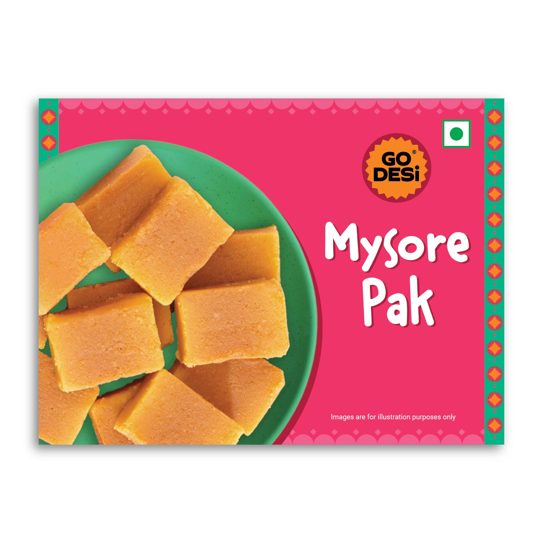 Mysore Pak - Made with Ghee | Classic Indian Mithai | DESi Sweets - 200g