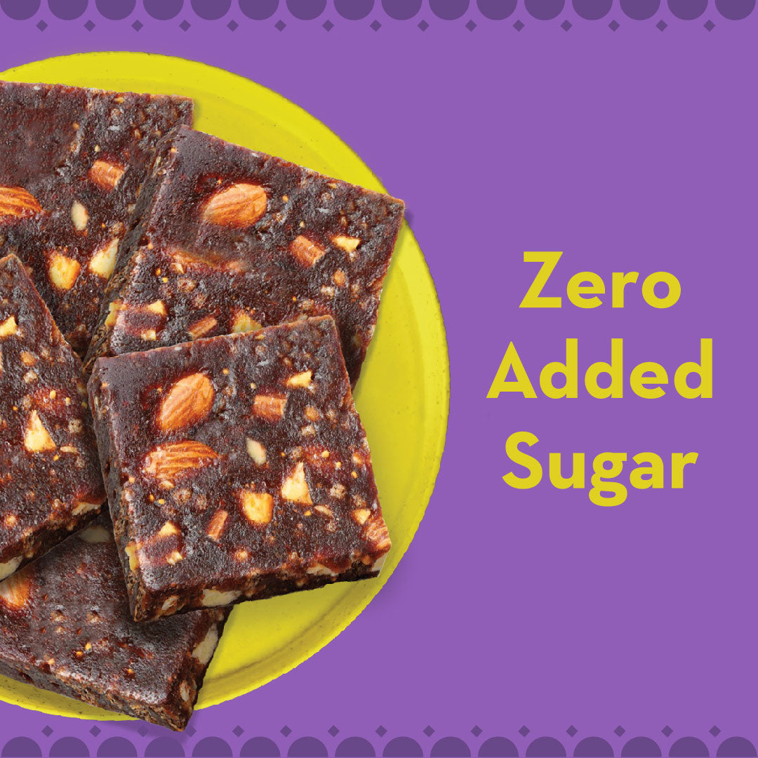 GO DESi Dates Dry Fruit Barfi | 93% Dry Fruits | No Added Sugar | Sweets | Burfi