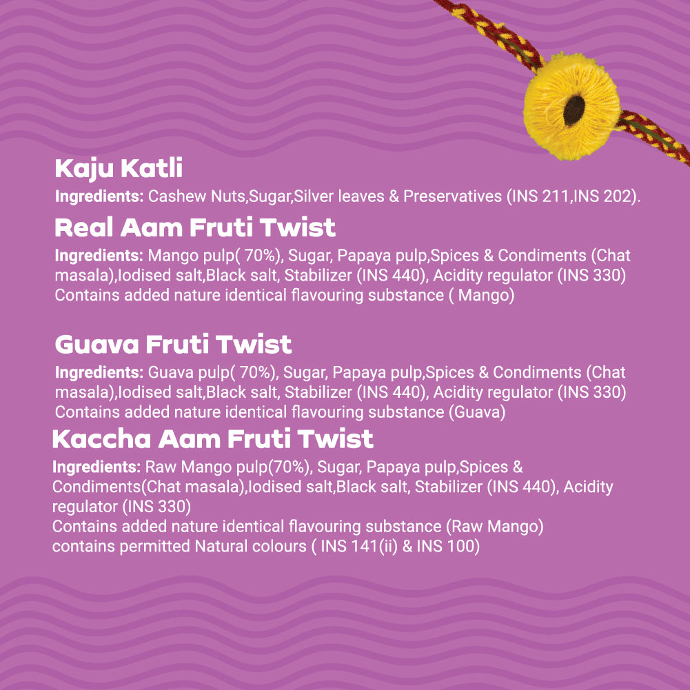 Premium Gift Hamper with Seed Rakhi and Roli Chawal Set