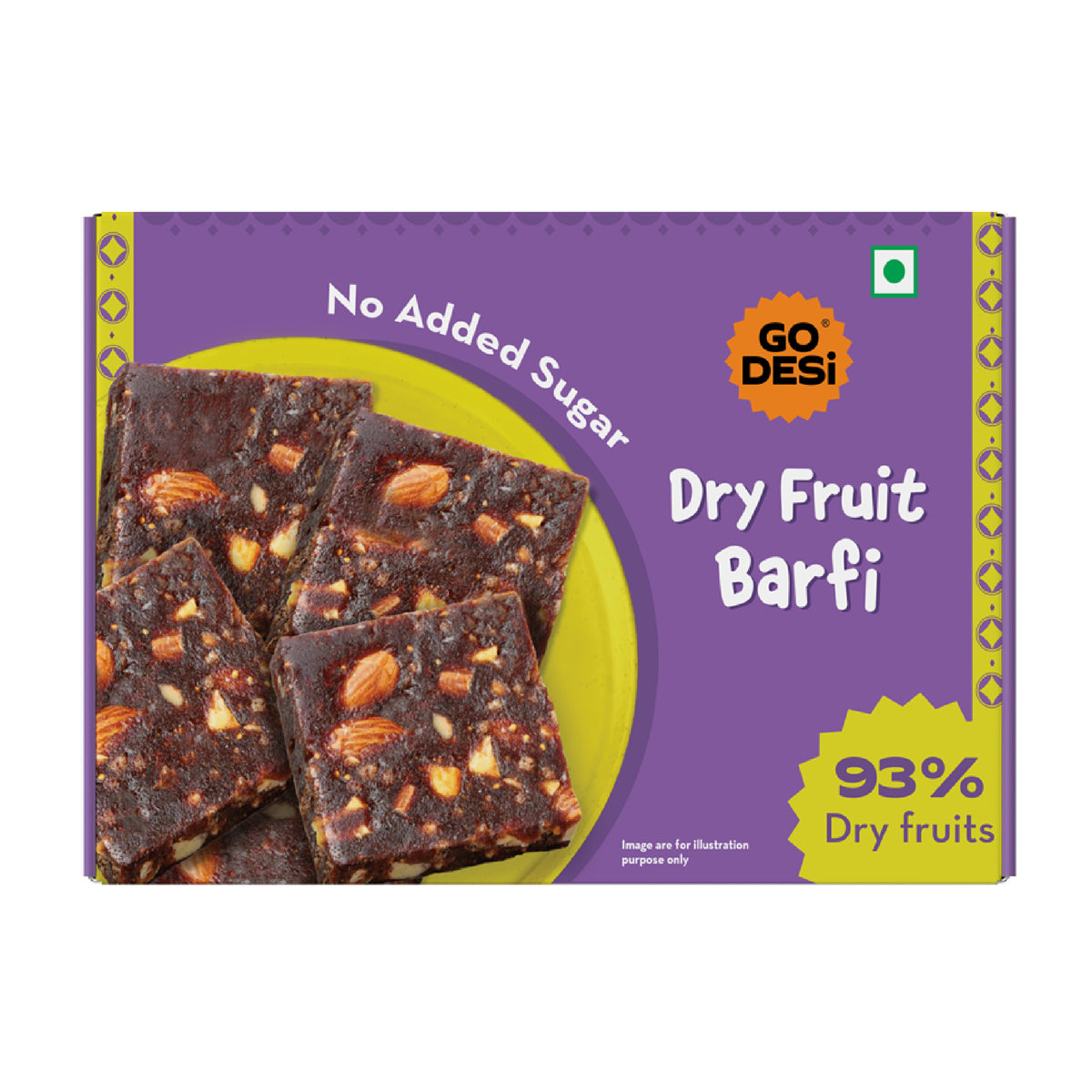 Dry Fruit Barfi | Made with 93% Dry Fruits