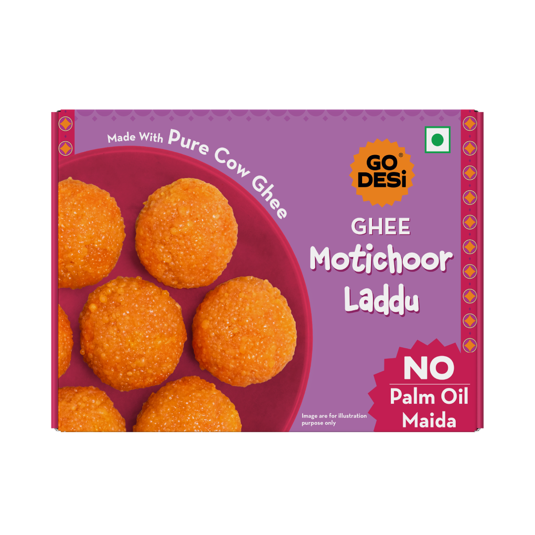 Ghee Motichoor Laddu | No Palm Oil or Maida