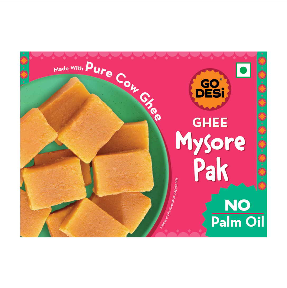 Ghee Mysore Pak | No Palm Oil