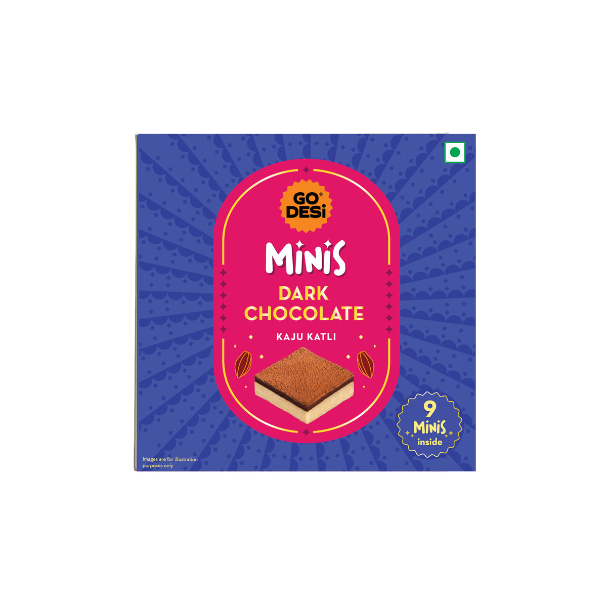 GO DESi Minis: Dark Choco Kaju Katli