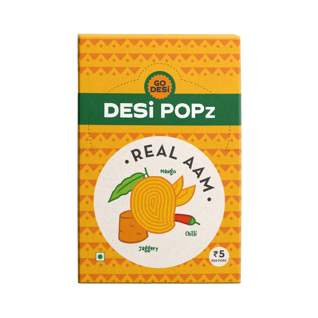 Real Aam Popz | Real Mango & Jaggery | Hand-made | 50 PCS -400 gms