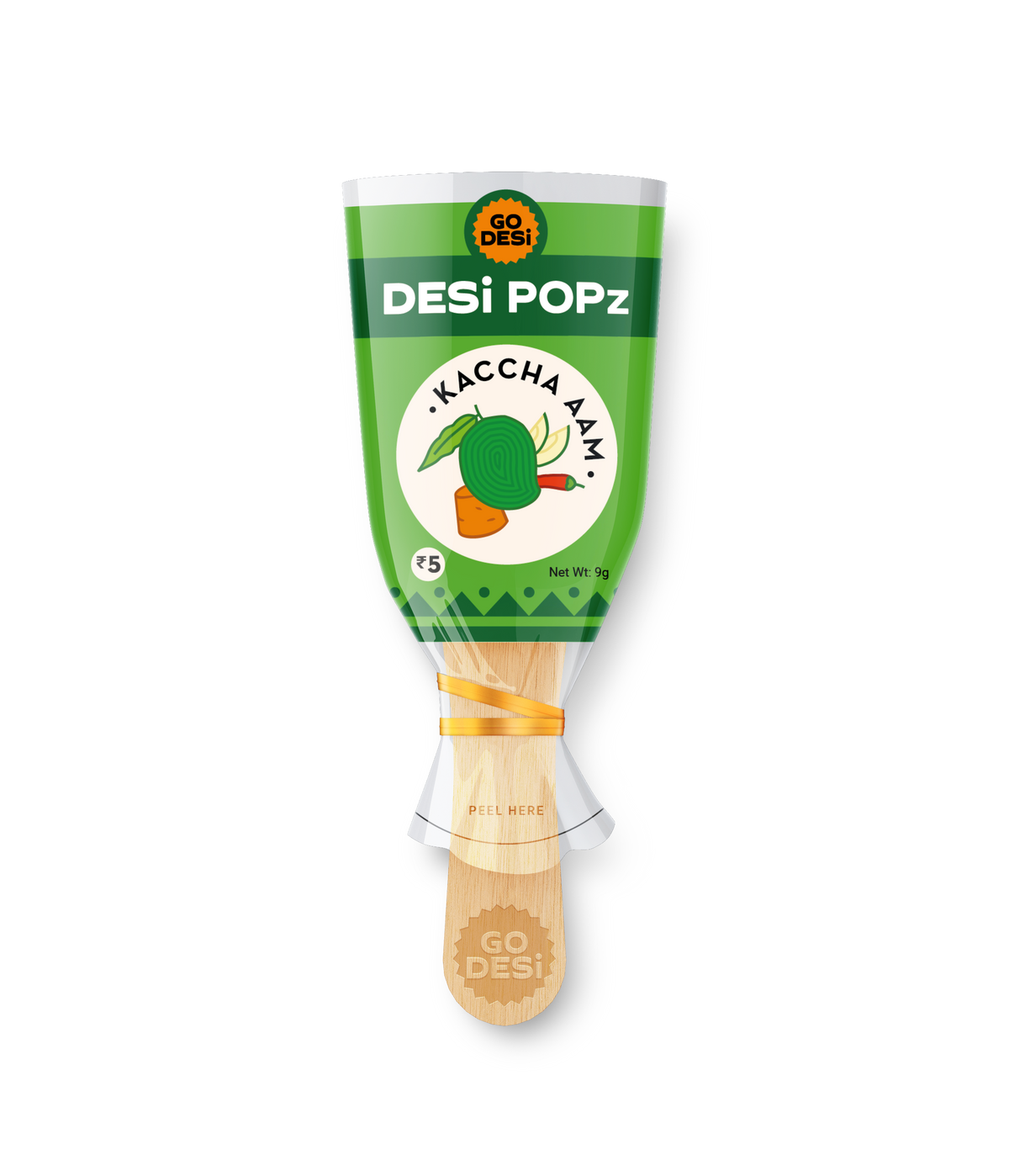 DESi Popz Kaccha Aam | Made with Jaggery | Pack of 50