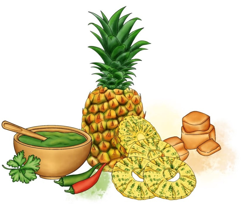 Pineapple chaat