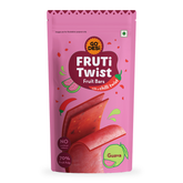 FRUTi Twist - Guava | Fruit Bars | No preservatives | Guava Fruit Jelly | Guava Papad - 10 Pcs