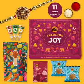 Share the Joy - Rakhi Gift Hamper with Rakhi & Roli Chawal Set