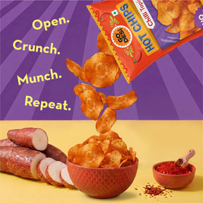 Hot Chips - Chilli Tapioca | No Palm Oil