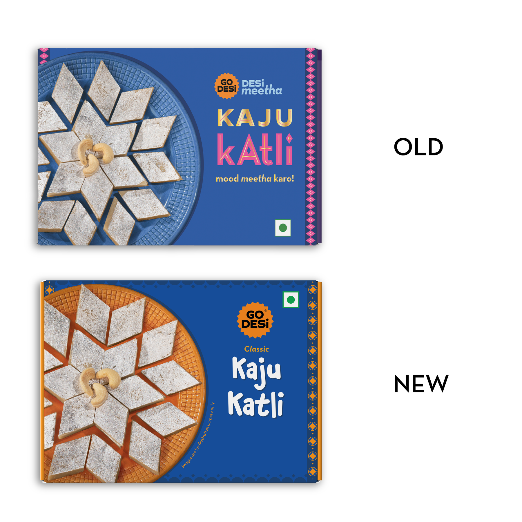 Kaju Katli Box | Desi Meetha | Classic Sweets | Rich Indian Mithai - 200g