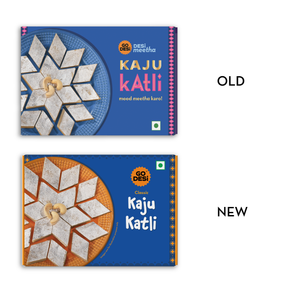 Kaju Katli Box | Desi Meetha | Classic Sweets | Rich Indian Mithai - 200g