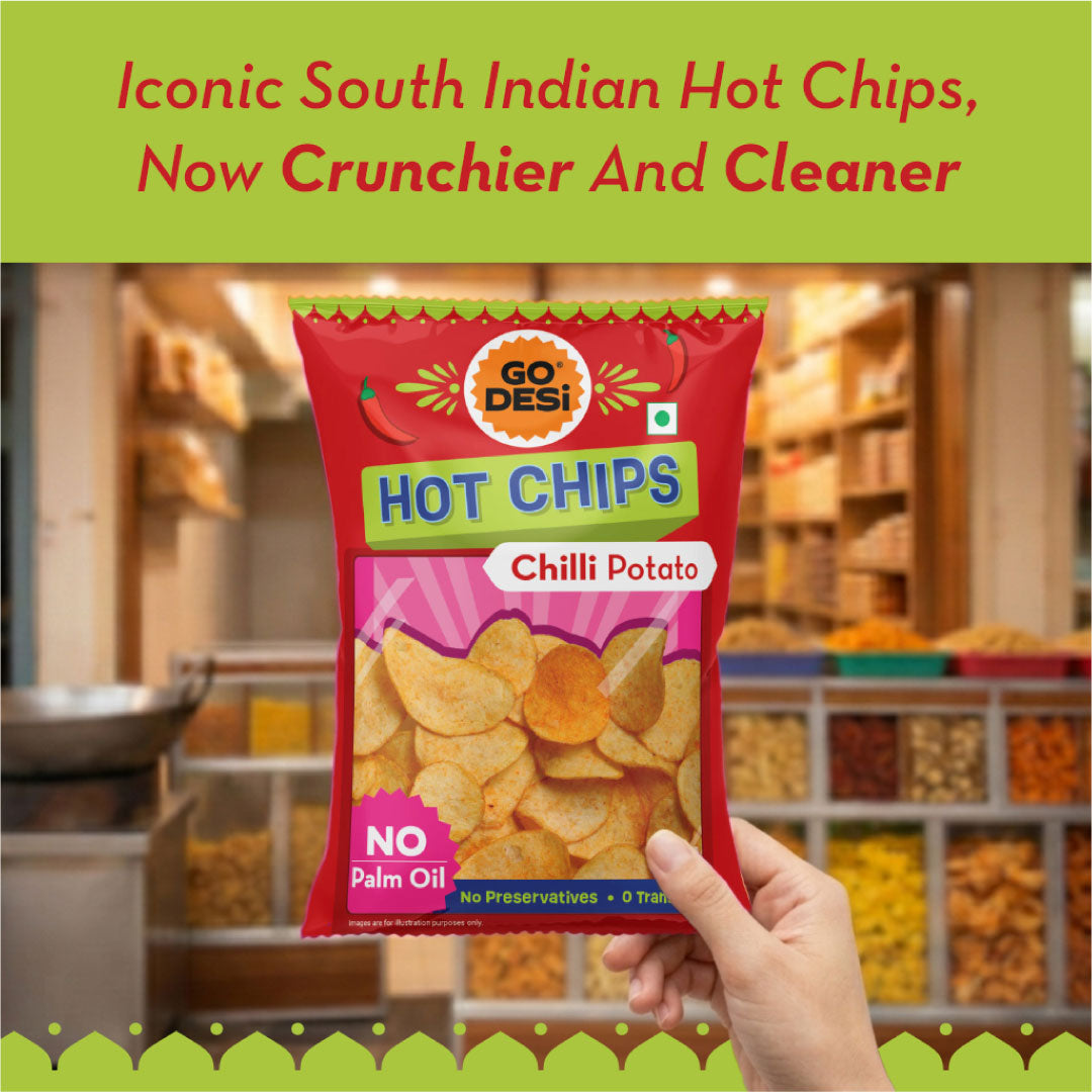 Hot Chips - Chilli Potato | No Palm Oil