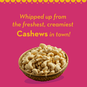 Premium Kaju Katli | 61% Cashews- Desi Meetha | Classic Sweets | Rich Indian Mithai - 180g