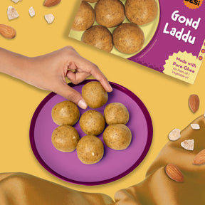 Atta Gond Laddu | Made with Pure Cow Ghee