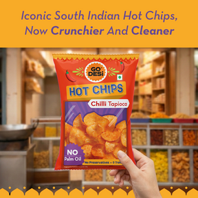 Hot Chips - Chilli Tapioca | No Palm Oil