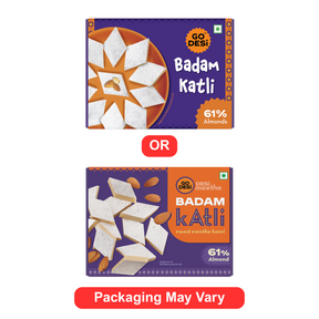 Premium Badam Katli | DESi Meetha | Rich Indian Mithai | Classic Sweets - 180g