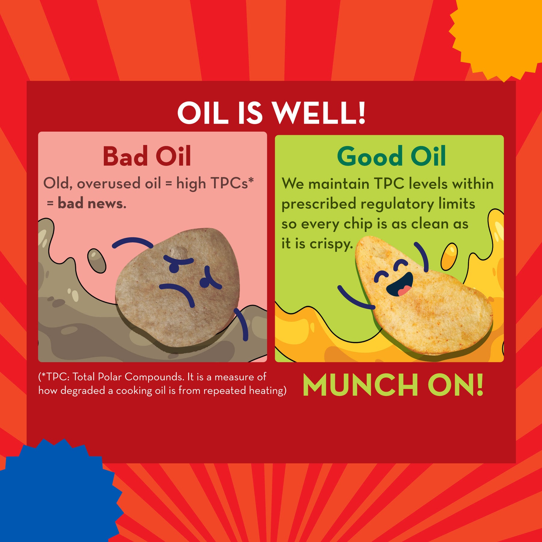 Hot Chips - Chilli Potato | No Palm Oil
