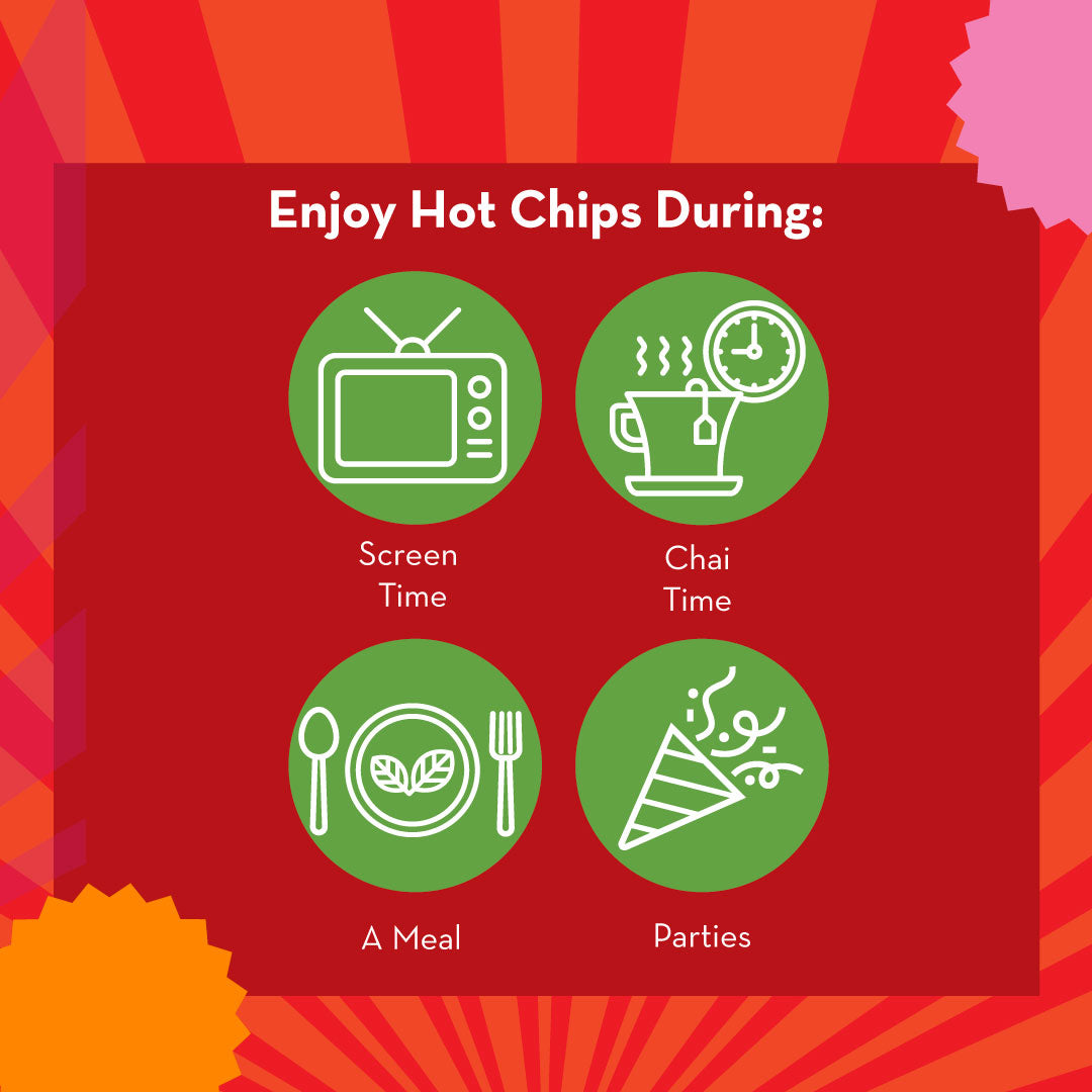 Hot Chips - Chilli Potato | No Palm Oil