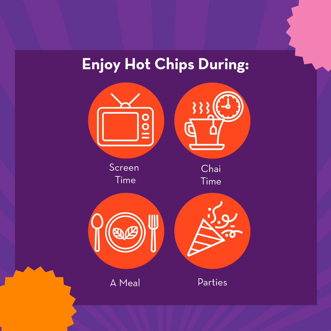 Hot Chips - Chilli Tapioca | No Palm Oil