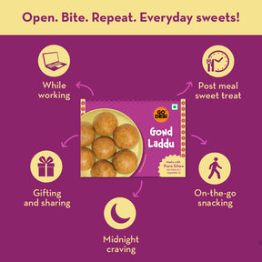 Atta Gond Laddu | Made with Pure Cow Ghee