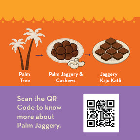 Jaggery Kaju Katli | Made with Palm Jaggery