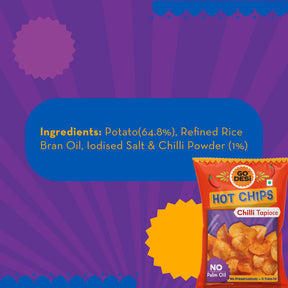 Hot Chips - Chilli Tapioca | No Palm Oil
