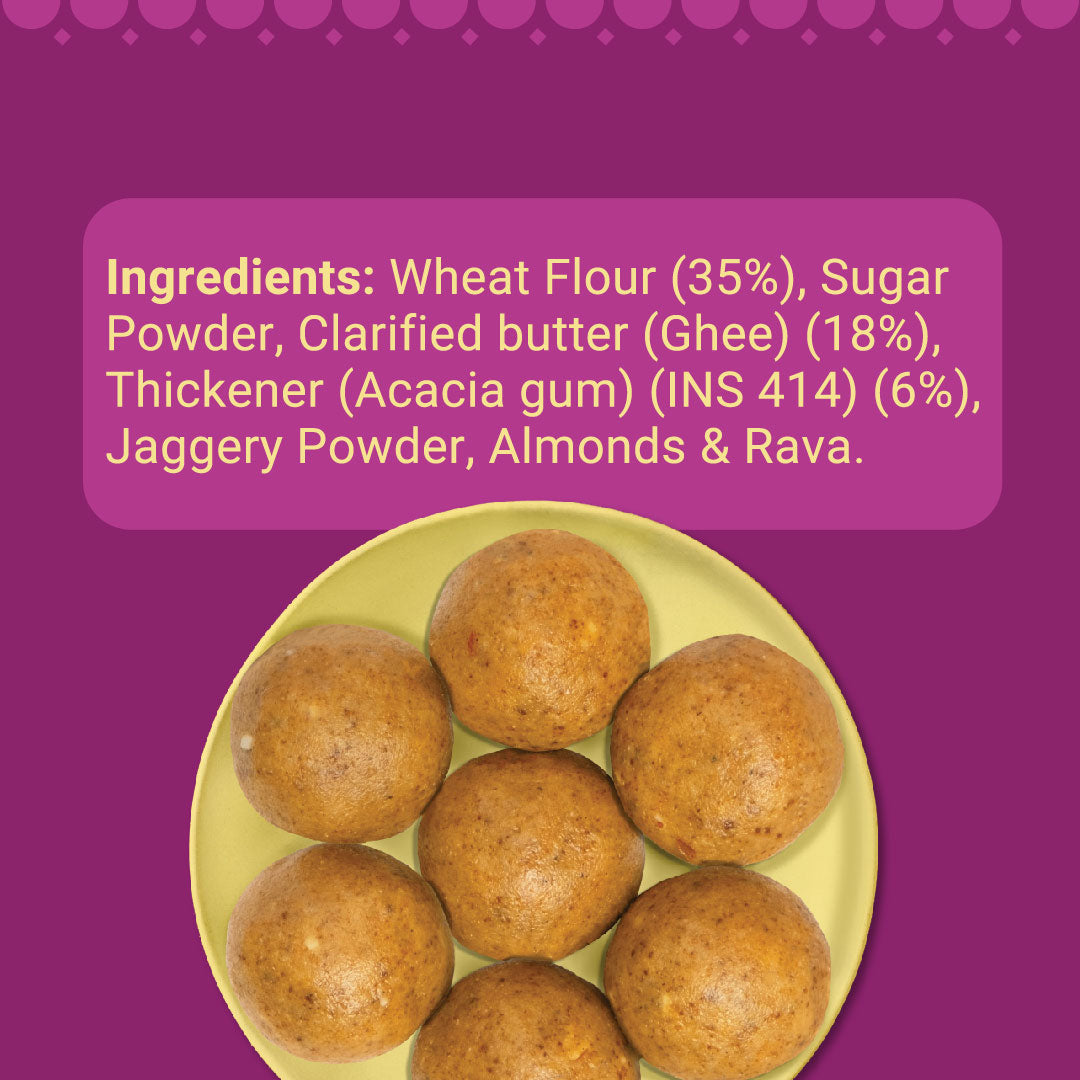 Atta Gond Laddu | Made with Pure Cow Ghee