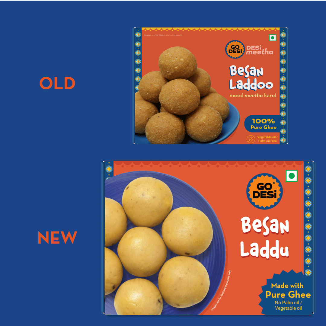 Besan Laddoo - 100% Pure Ghee | Classic Indian Mithai | DESi Sweets - 180g