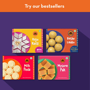 Premium Badam Katli | DESi Meetha | Rich Indian Mithai | Classic Sweets - 180g