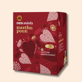 Meetha Paan Mints | 100% natural - Betel leaves, Sweet dates, Saunf & Elaichi | Box of 40 sachets