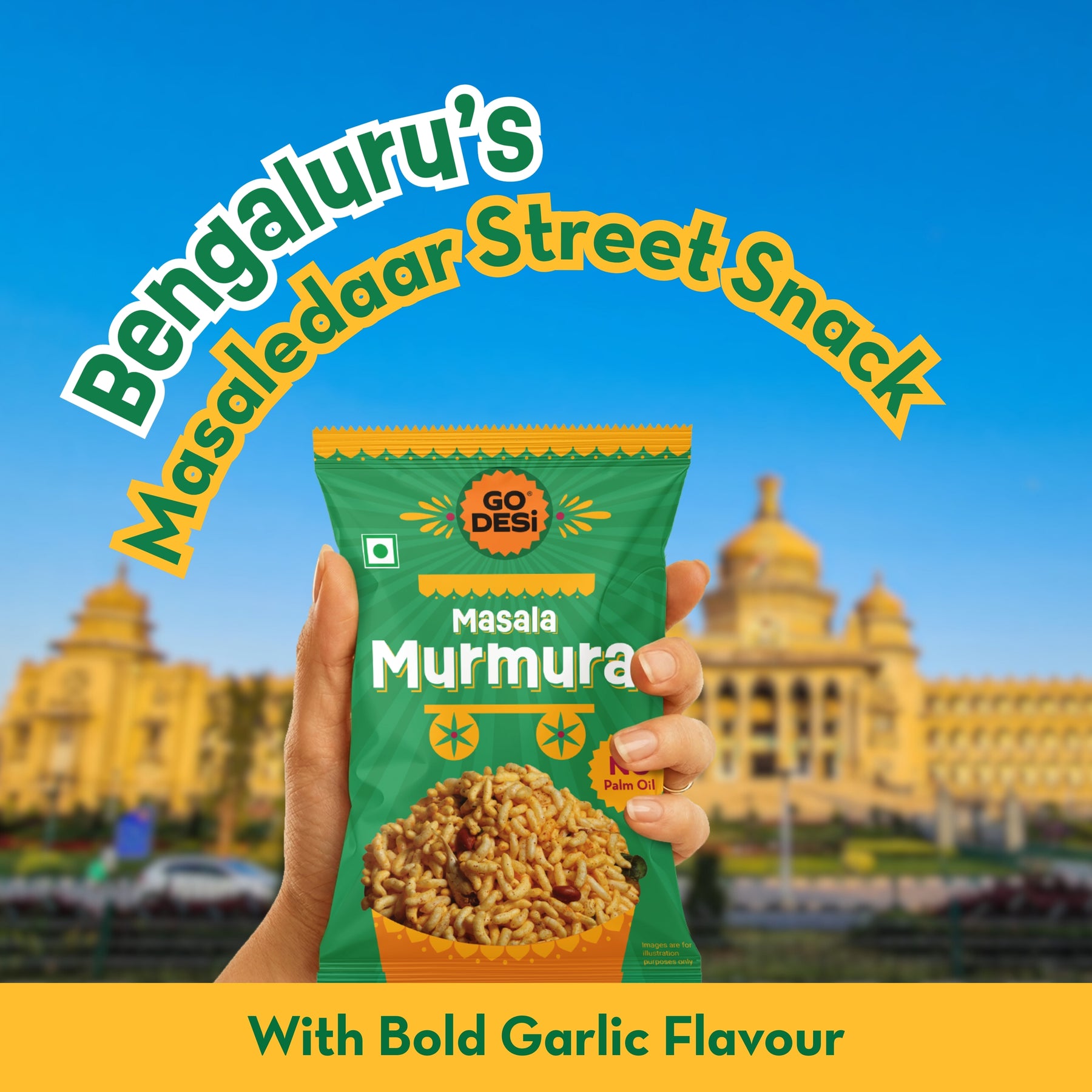 Garlic Masala Murmura | With Bold Garlic | No Palm Oil