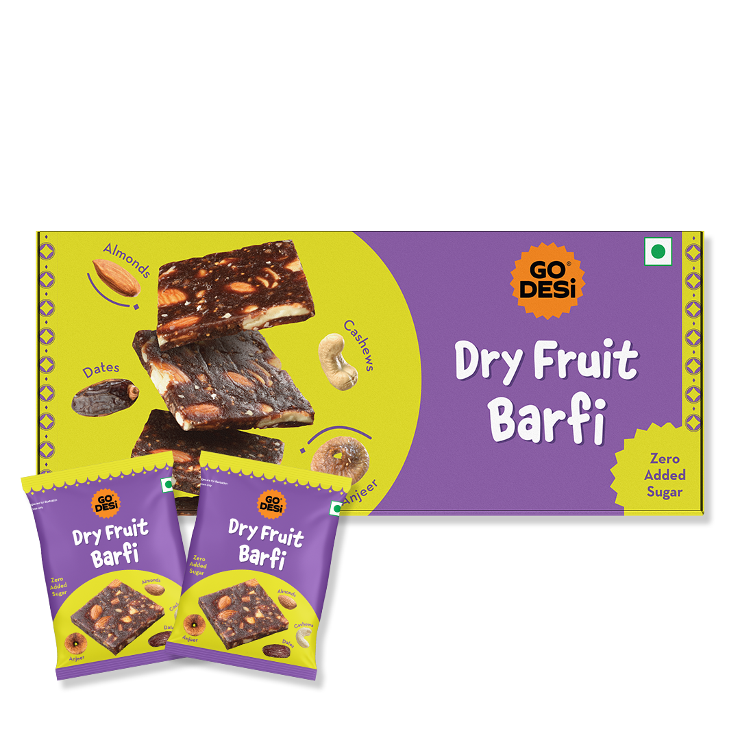 Dry Fruit Barfi Carton - 90 Boxes / Carton