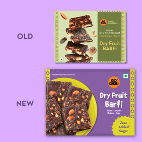 Dry-Fruit Date Bars | No Refined Sugar – 100% Natural | Anjeer, Dates, Badam & Cashews | DESi Meetha – 200 Gms