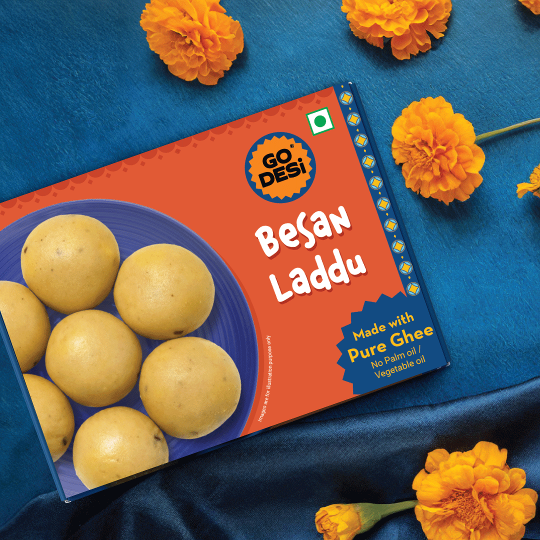 Besan Laddoo - 100% Pure Ghee | Classic Indian Mithai | DESi Sweets - 180g