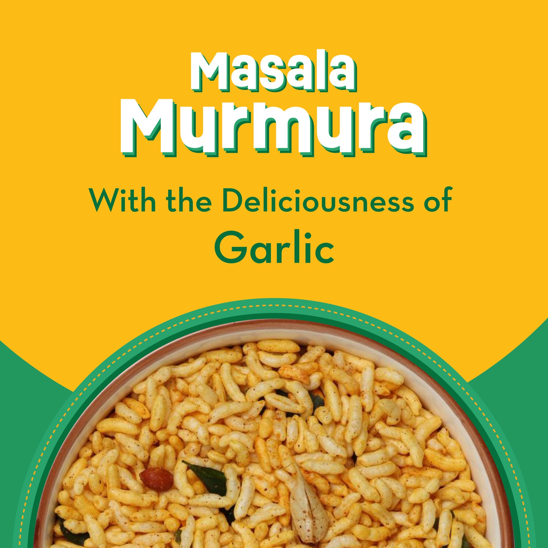 Garlic Masala Murmura | With Bold Garlic | No Palm Oil