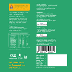 GO DESi - Street Snacks Combo | Kolkata Jhalmuri, Bombay Bhel & Garlic Masala Murmura | Pack of 3 | No Palm Oil | Indian Snacks | Street Food