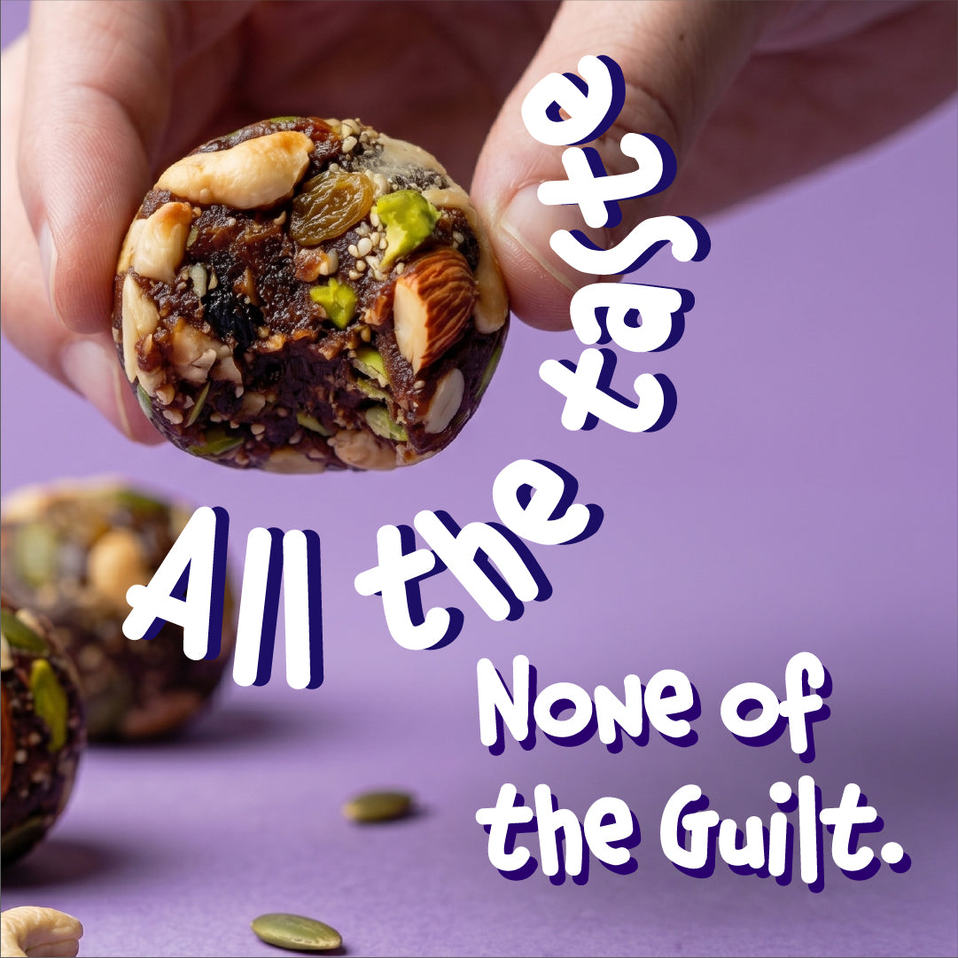 Dates Dry Fruit Laddu | 97% Nuts and Seeds