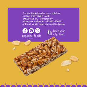 Crunchy Peanut Chikki | With Goodness of Jaggery