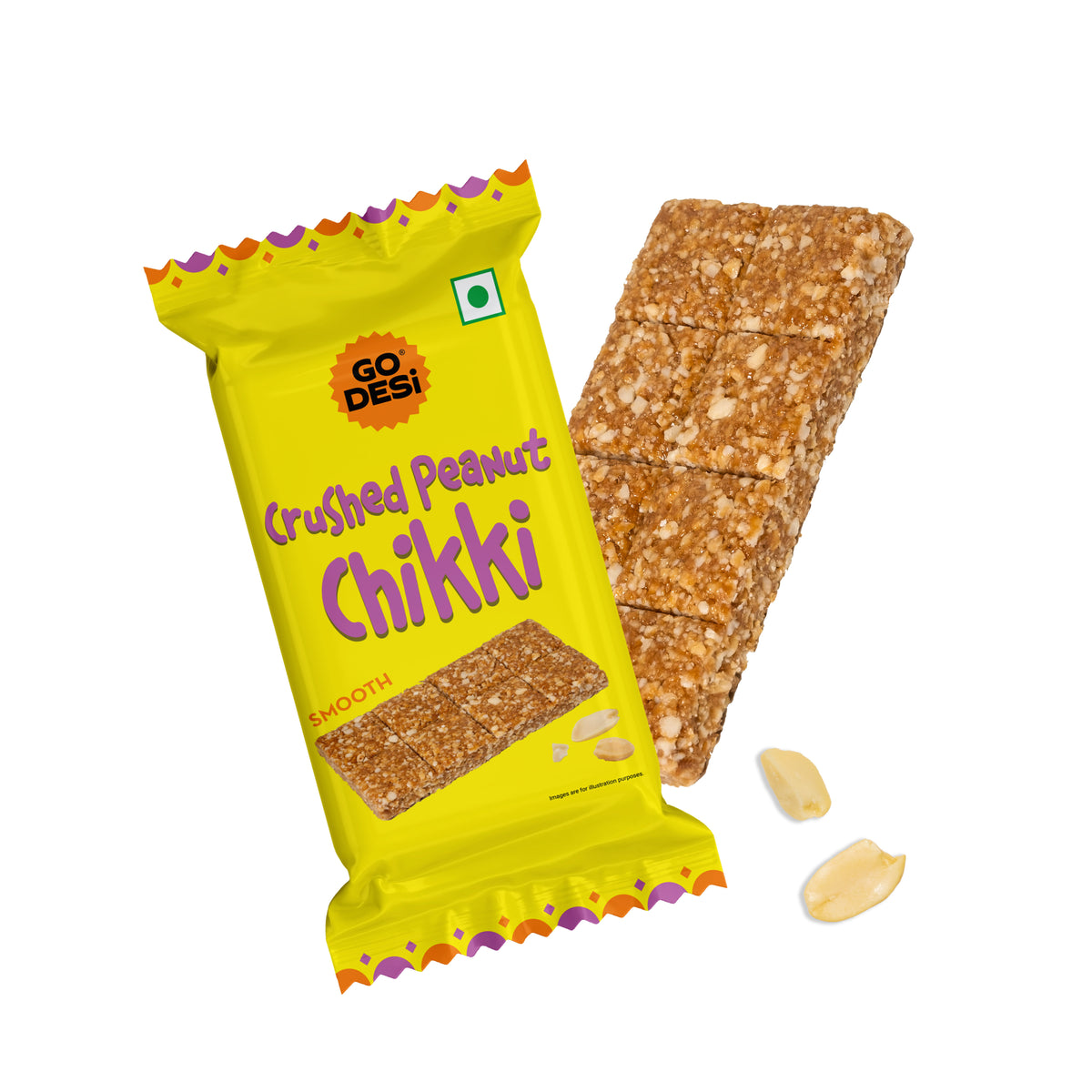 Crushed Peanut Chikki | With Goodness of Jaggery