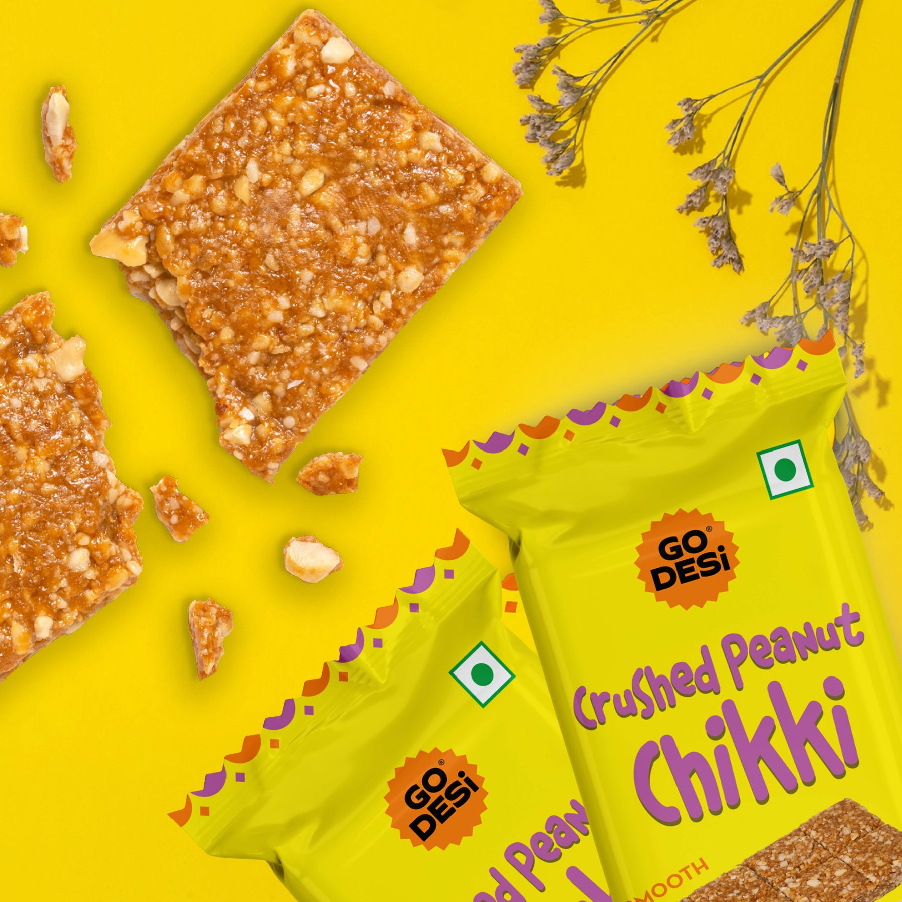 Crushed Peanut Chikki | With Goodness of Jaggery