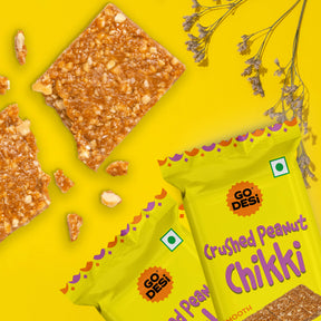 Crushed Peanut Chikki | With Goodness of Jaggery