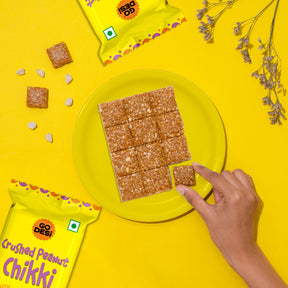 Crushed Peanut Chikki | With Goodness of Jaggery
