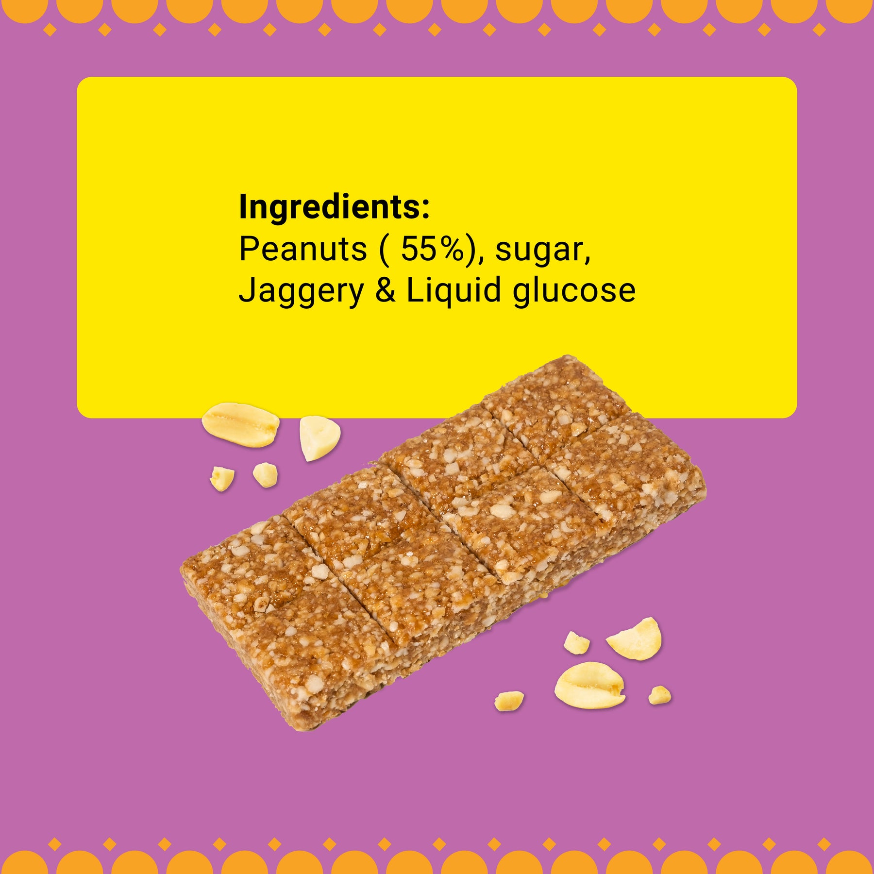 Crushed Peanut Chikki | With Goodness of Jaggery