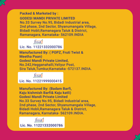 17 Items | DESi Fun Diwali Gift Box | By GO DESi | Diwali Diya Set | Toran | Kaju Katli | DESi POPz: Tangy Imli, Real Aam, Kaccha Aam | Badam Coconut Barfi | Kaju Kishmish Coconut Barfi | Meetha Paan | Fruti Twist: Real Aam, Kaccha Aam, Guava