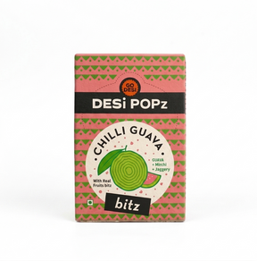 DESi Popz Bitz Chilli Guava | Made with Jaggery | Pack of 50