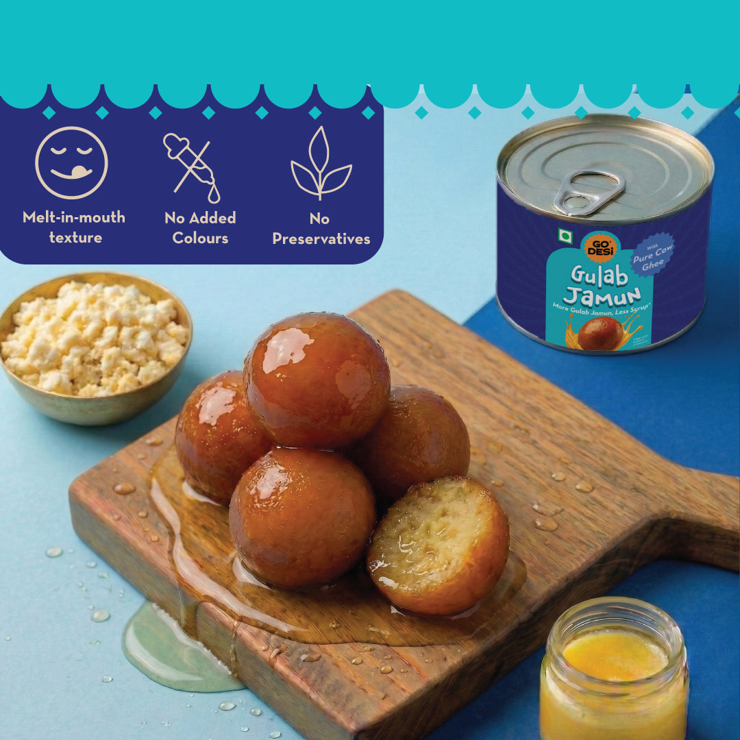 Mini Gulab Jamun | Made with Pure Cow Ghee
