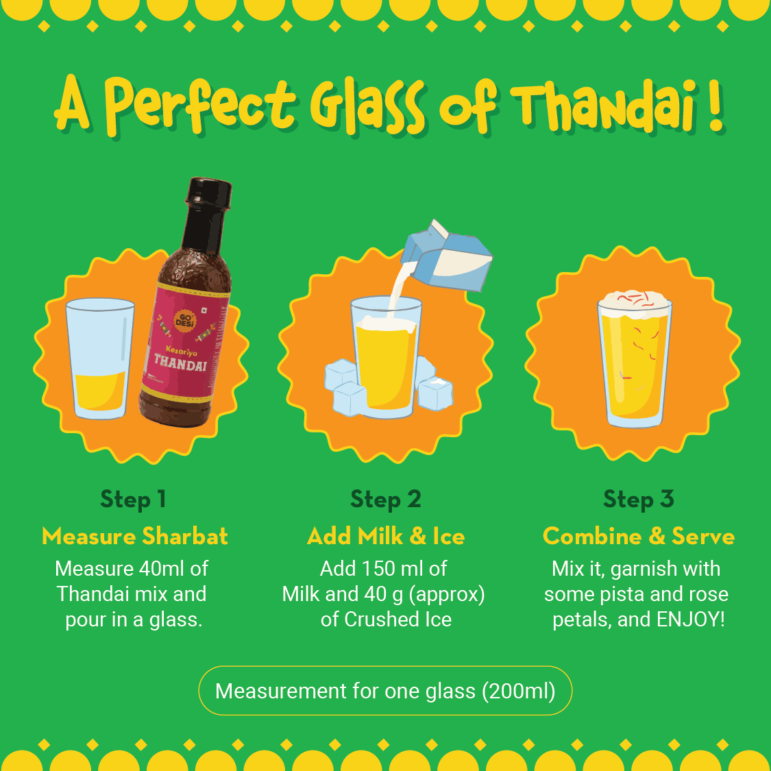 GO DESi X Anveshan - Festive Duo | Besan Laddu and Thandai Combo | With Bilona-Churned A2 Ghee | Holi Sweets | Holi Gifting