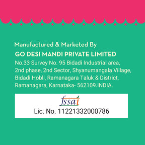 GO DESi Ghee Mysore Pak | Pure Cow Ghee | No Palm Oil | Sweets | Mithai